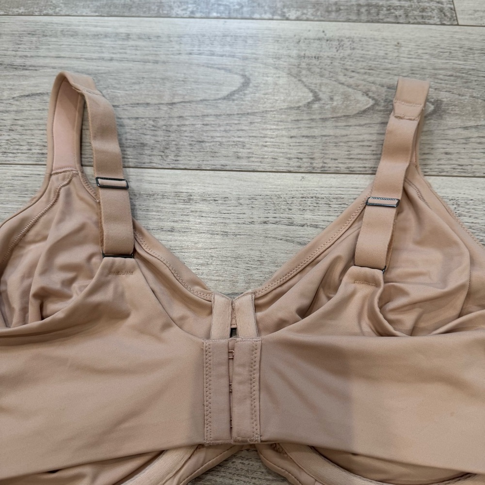 SPANX | Nude Beige Low Profile Full Coverage Minimizer Bra- Size 42DD - Picture 7 of 15
